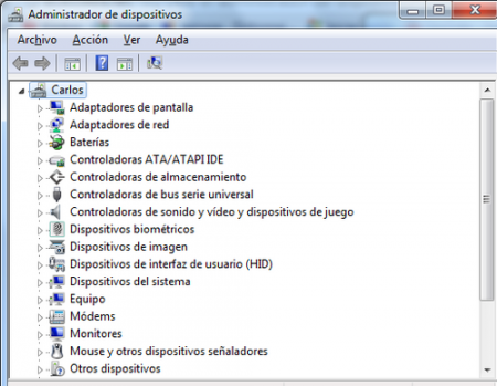 ADMINISTRADOR DE DISPOSITIVOS